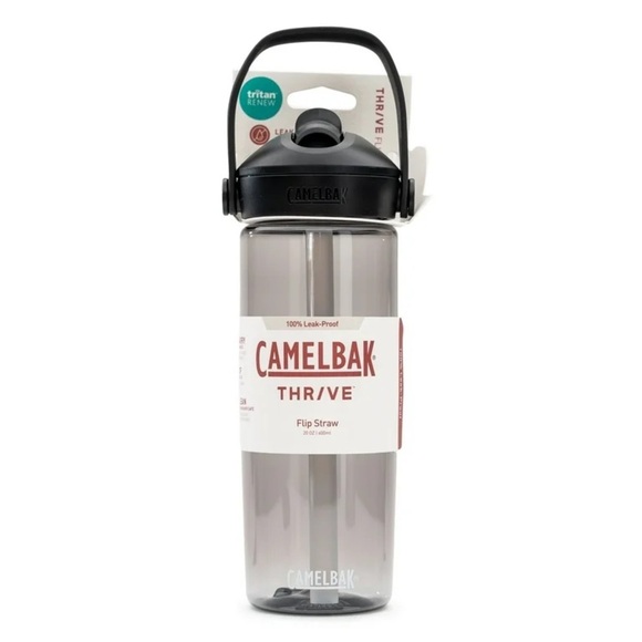CamelBak Transparent Bottle with Black Cap- 20 OZ/ 600ml - Picture 1 of 2
